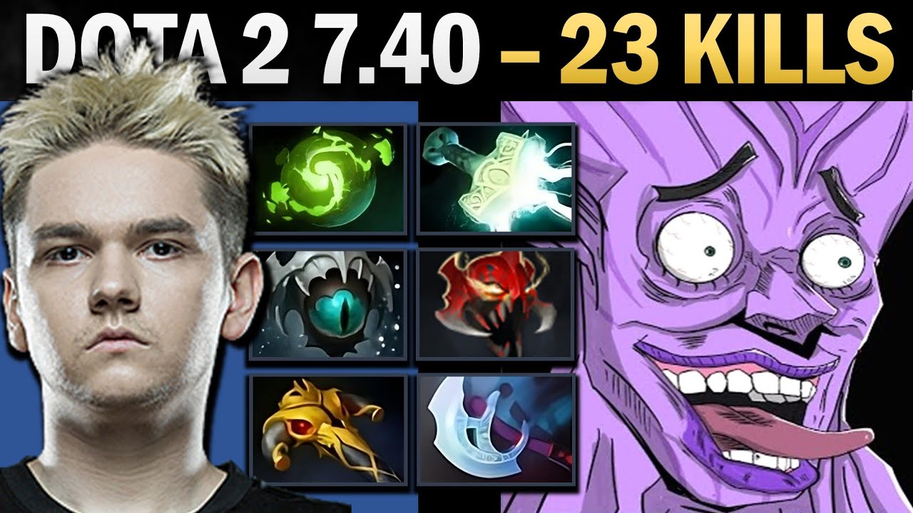 Faceless Void Pro Carry with with 23 Kills and Refresher - Dota 7.41