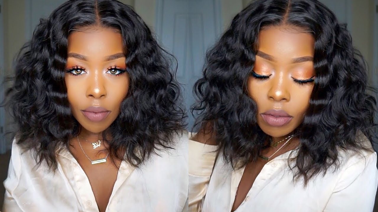 $$$ Simple Wavy Summer Bob Wig STARTING AT $96 ft. Omgherhair.com