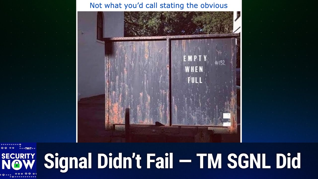 Don’t Blame Signal - The Real Story Behind the TM SGNL Breach