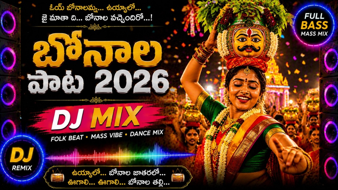 Bonalu Special DJ || Madhupriya Bonala Paata Full Bass DJ Mix || Lucky Music Journal