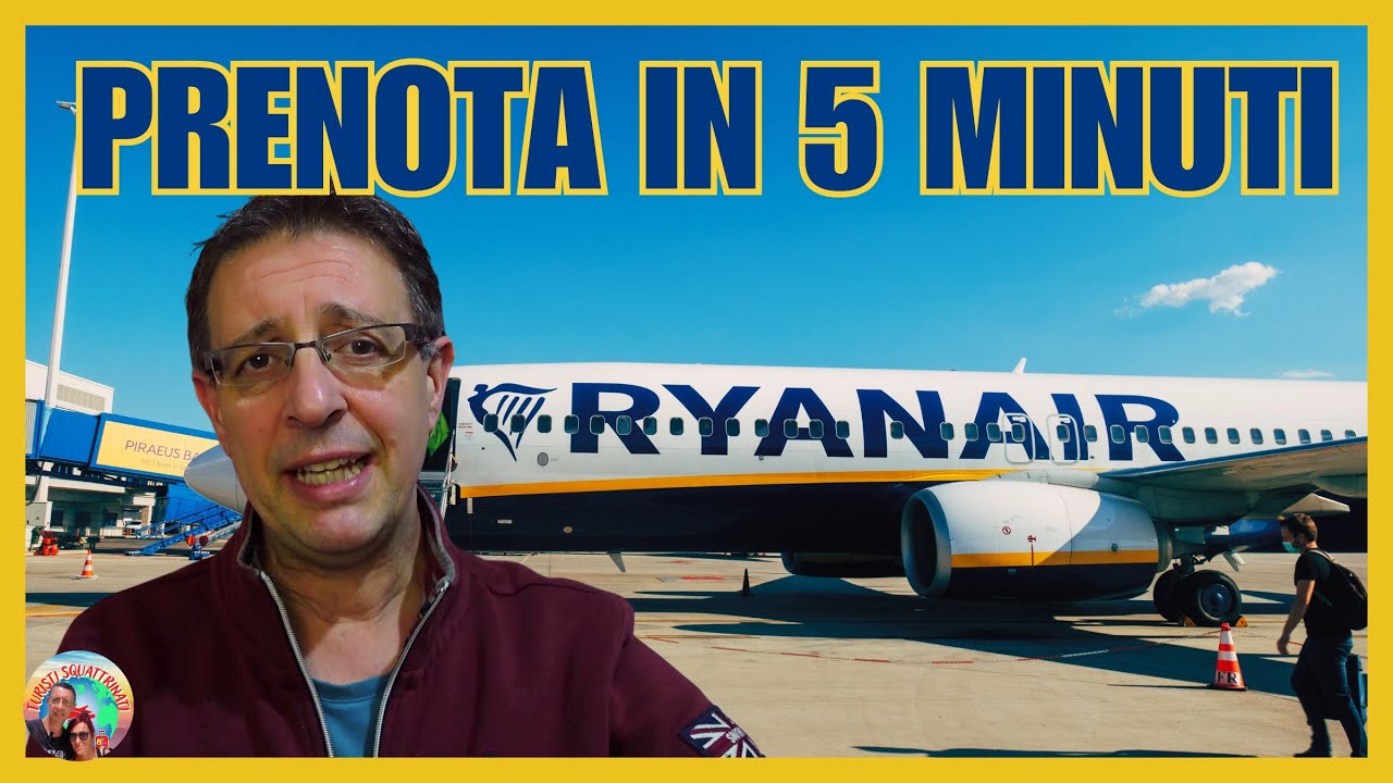come prenotare un volo Ryanair in 5 minuti