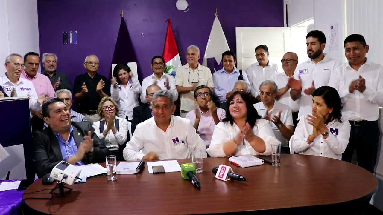 Presentación del Equipo técnico del Partido Morado #mesíasguevara #elecciones2026