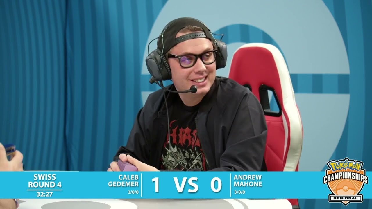 TCG Andrew Mahone Vs Caleb Gedemer 2023 Pokémon Vancouver Regional Championships Swiss R4