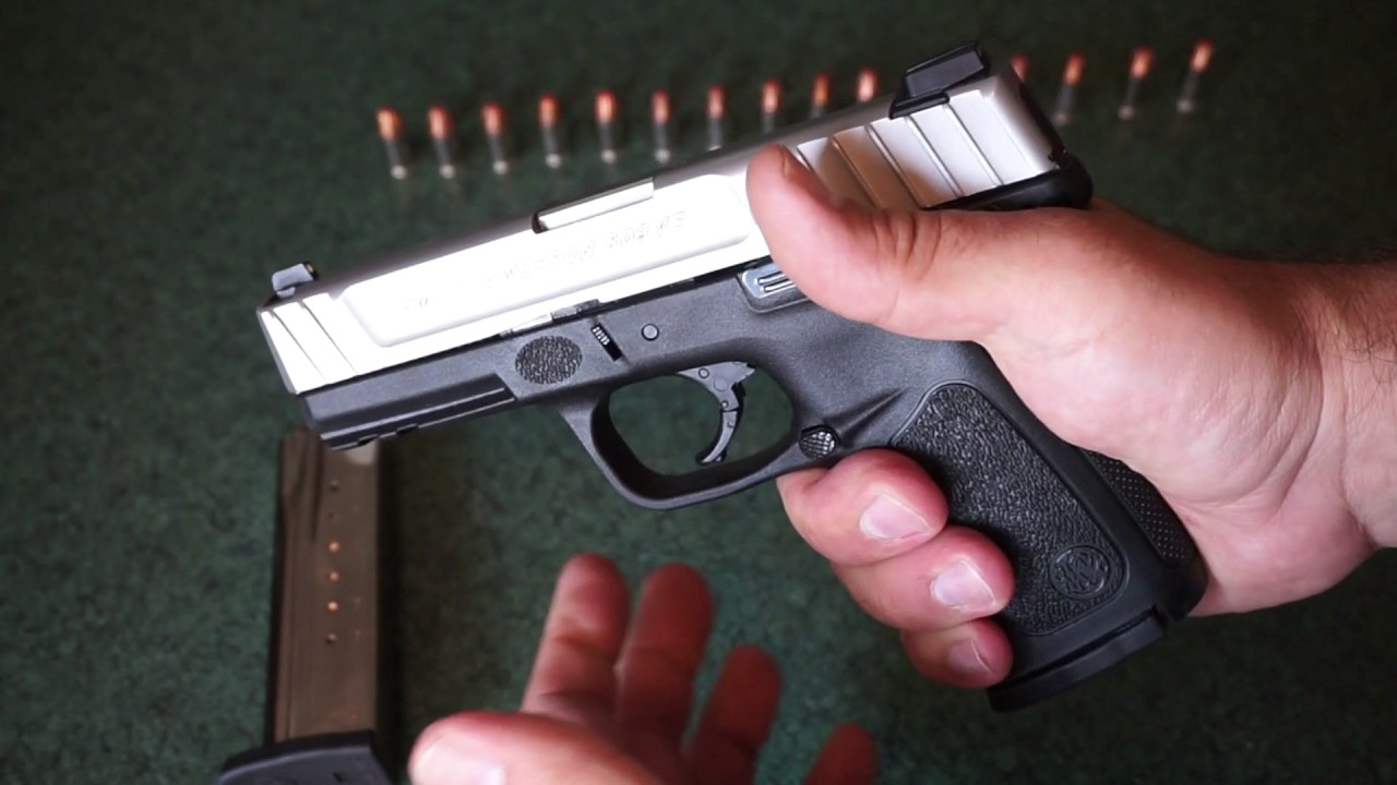 Обзор настольного пистолета Smith & Wesson SD9VE!