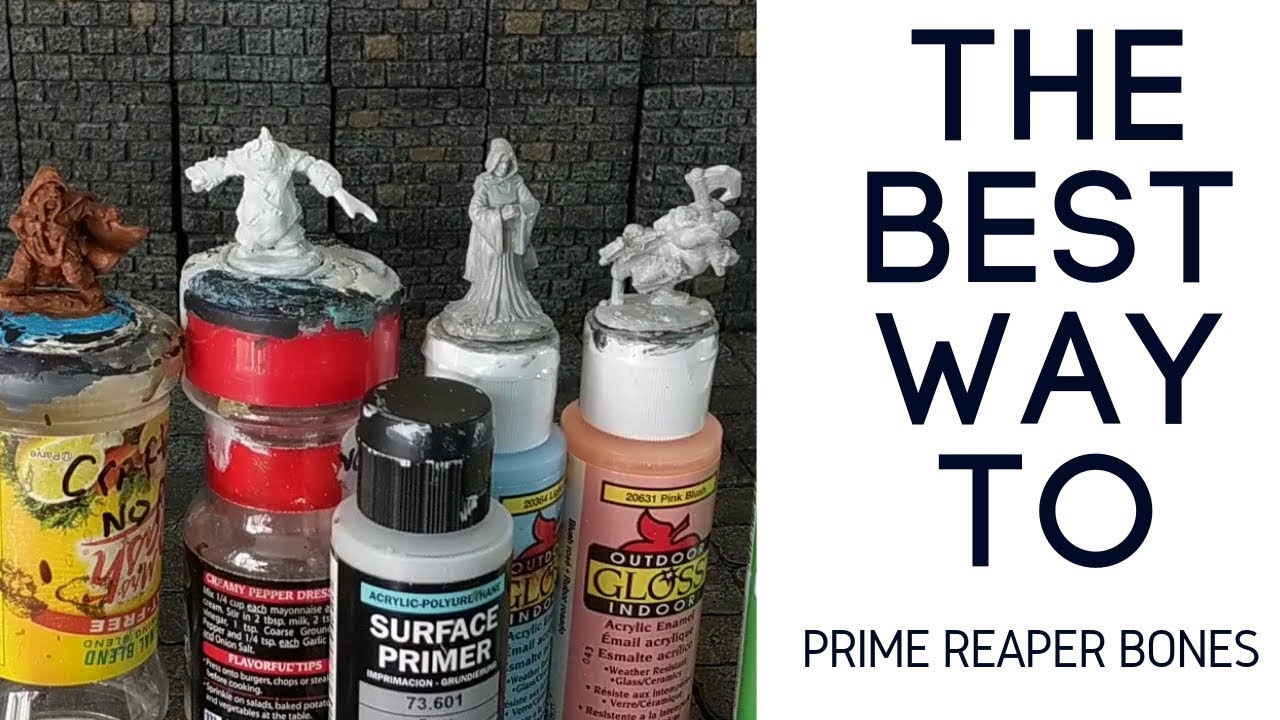 Testing Reaper Bones Priming and Prep