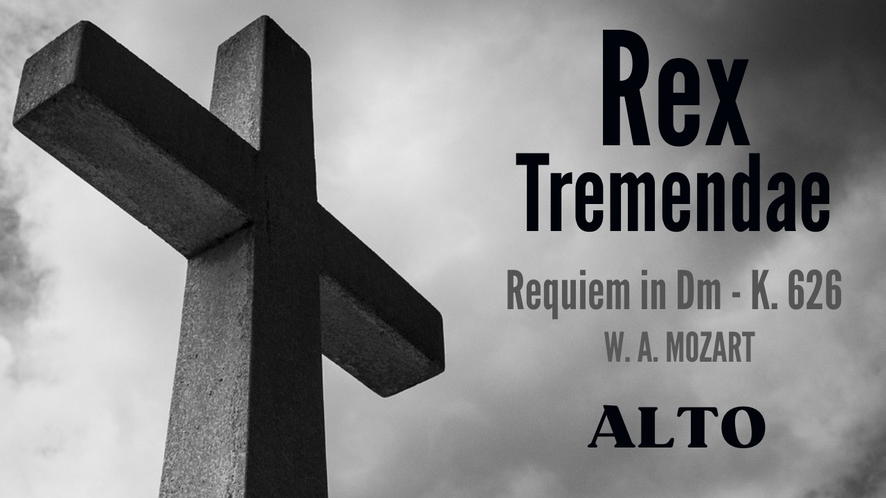 Mozart: Requiem – Rex Tremendae – Vocal Study Track | Alto | ChoirLab