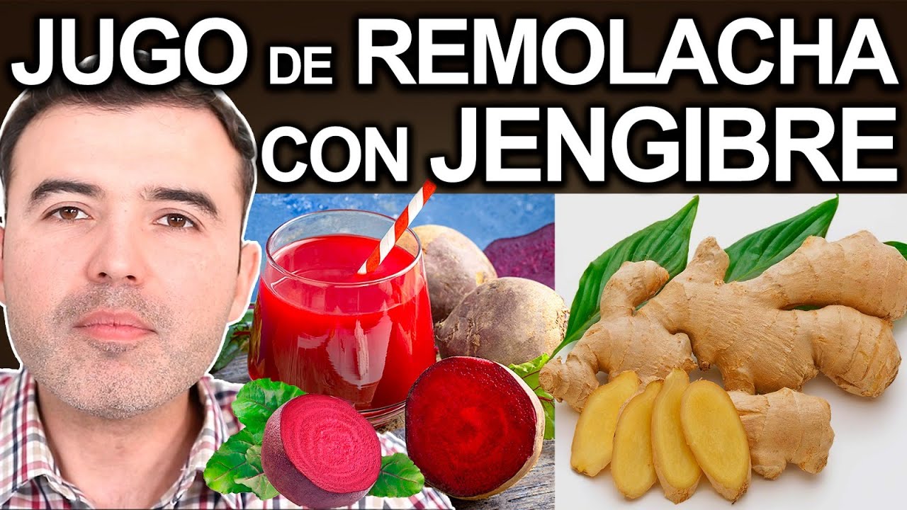 JUGO DE REMOLACHA CON JENGIBRE EN AYUNAS - Como Hacerlo Y Contraindicaciones