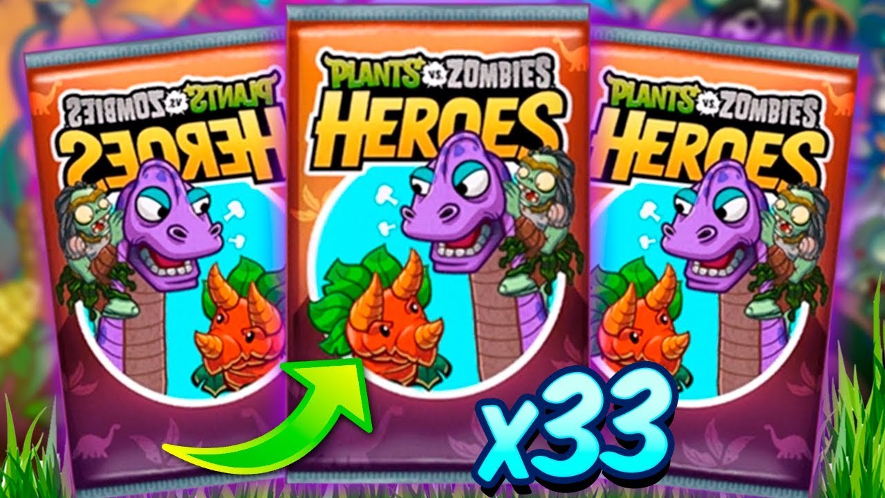 ABRIENDO 33 SOBRES *FÓSILES COLOSALES*, NUEVAS LEGENDARIAS - PvZ Heroes