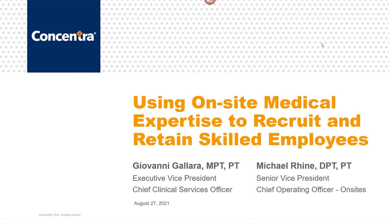 Using Onsite Medical Expertise to Recruit Skilled Employees