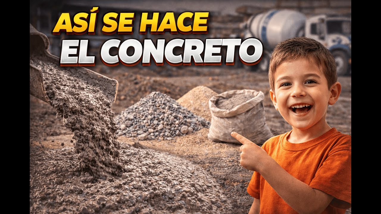Esto NO es cemento: así se hace el concreto