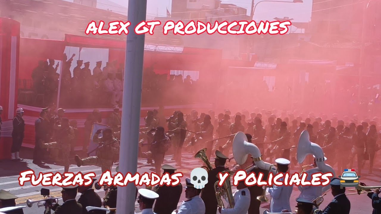 Gran Desfile Parada Militar Las Fuerzas Armadas y Policiales - Arequipa - 2024