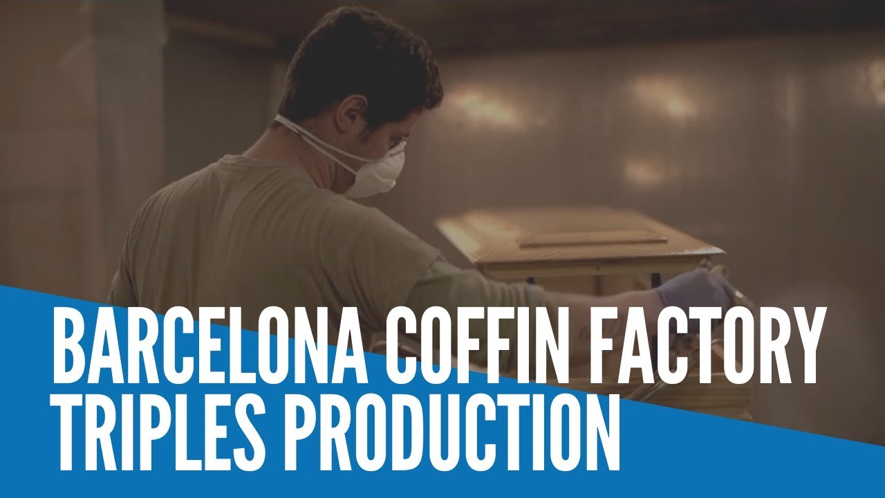Barcelona coffin factory triples production