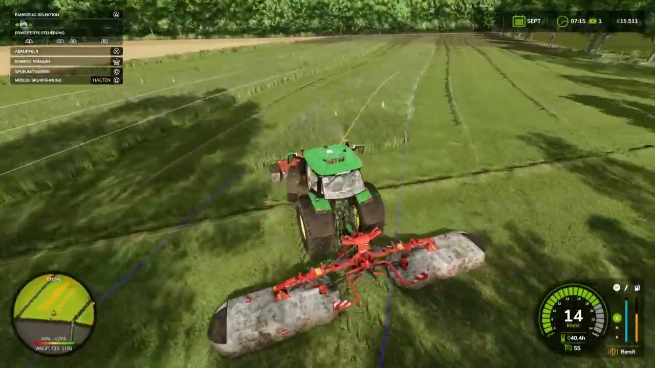 LS25 .Diepholz.Gras mähen für Heu.