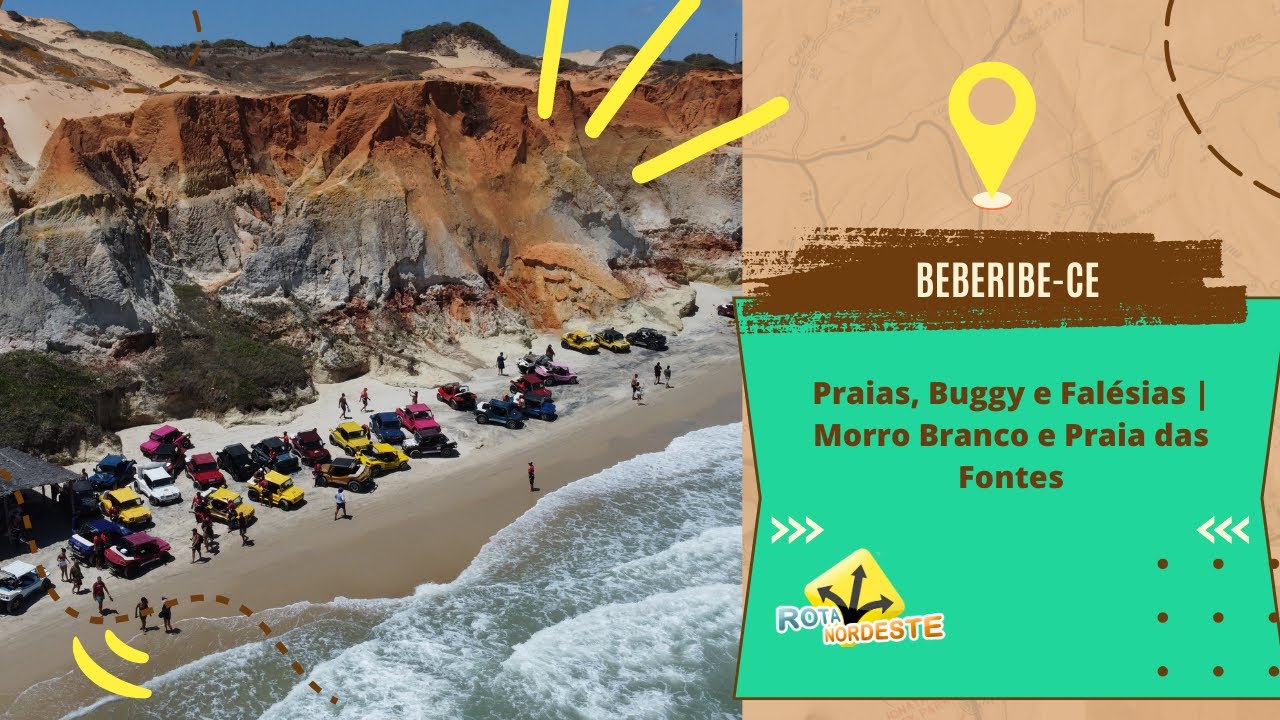 Beberibe, Ceará: Praias, Buggy e Falésias | Morro Branco e Praia das Fontes #rotanordeste 
