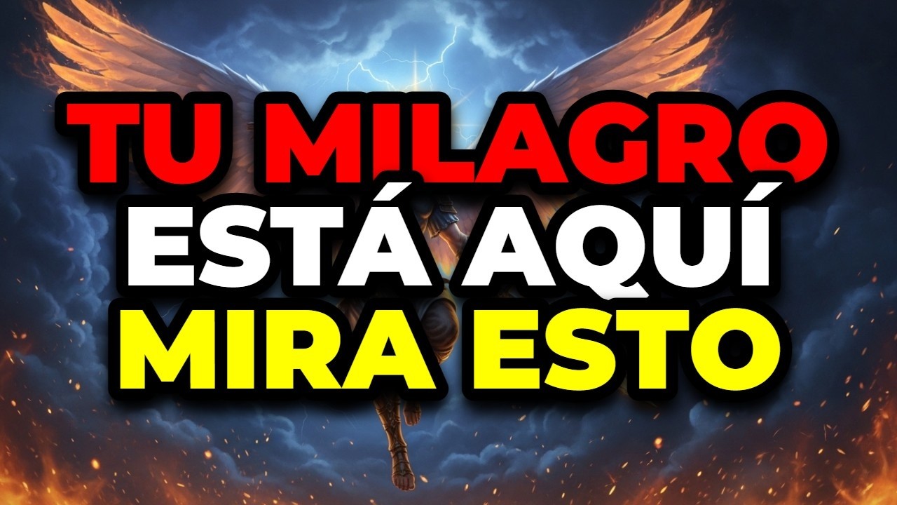 ELEGIDO DE DIOS, PREPÁRATE PORQUE TU MILAGRO ESTÁ A PUNTO DE MANIFESTARSE ANTE TUS OJOS