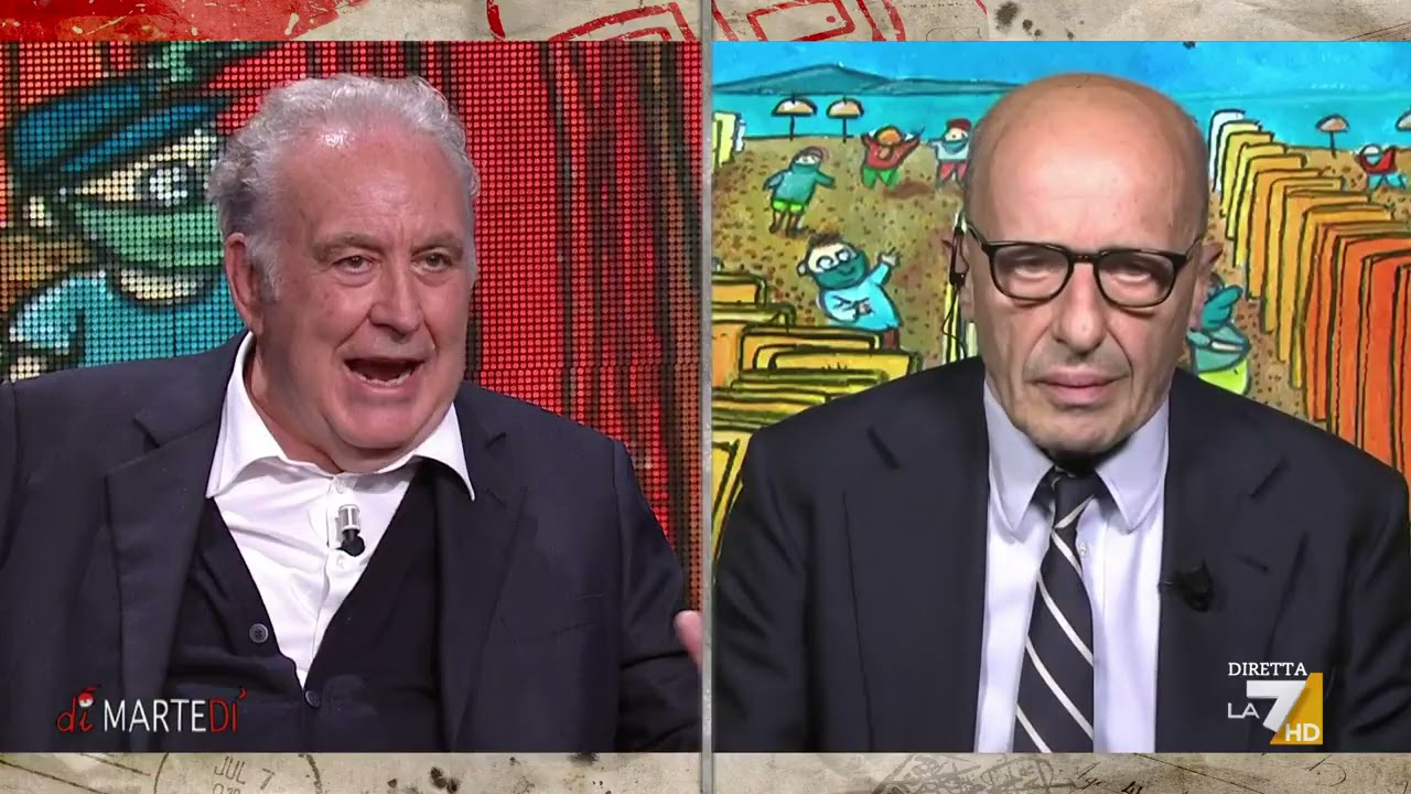Alessandro Sallusti contro Michele Santoro: 