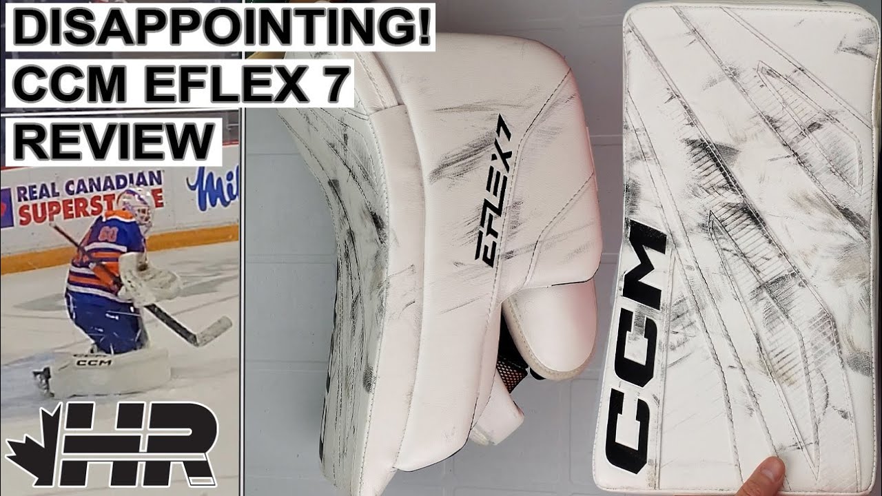 Letting down the line! CCM Eflex 7 goalie blocker review