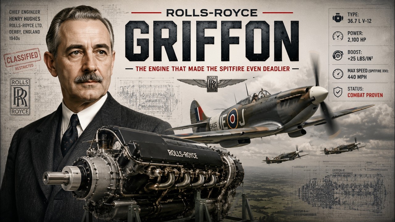 Rolls-Royce Griffon: The Engine That Made the Spitfire Even Deadlier