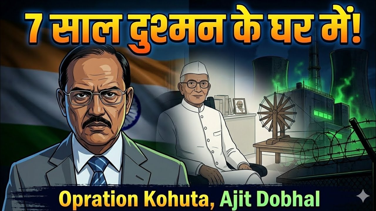 7 साल दुश्मन के घर में! | Ajit Doval Secret Kohuta Mission | India’s Real James Bond |