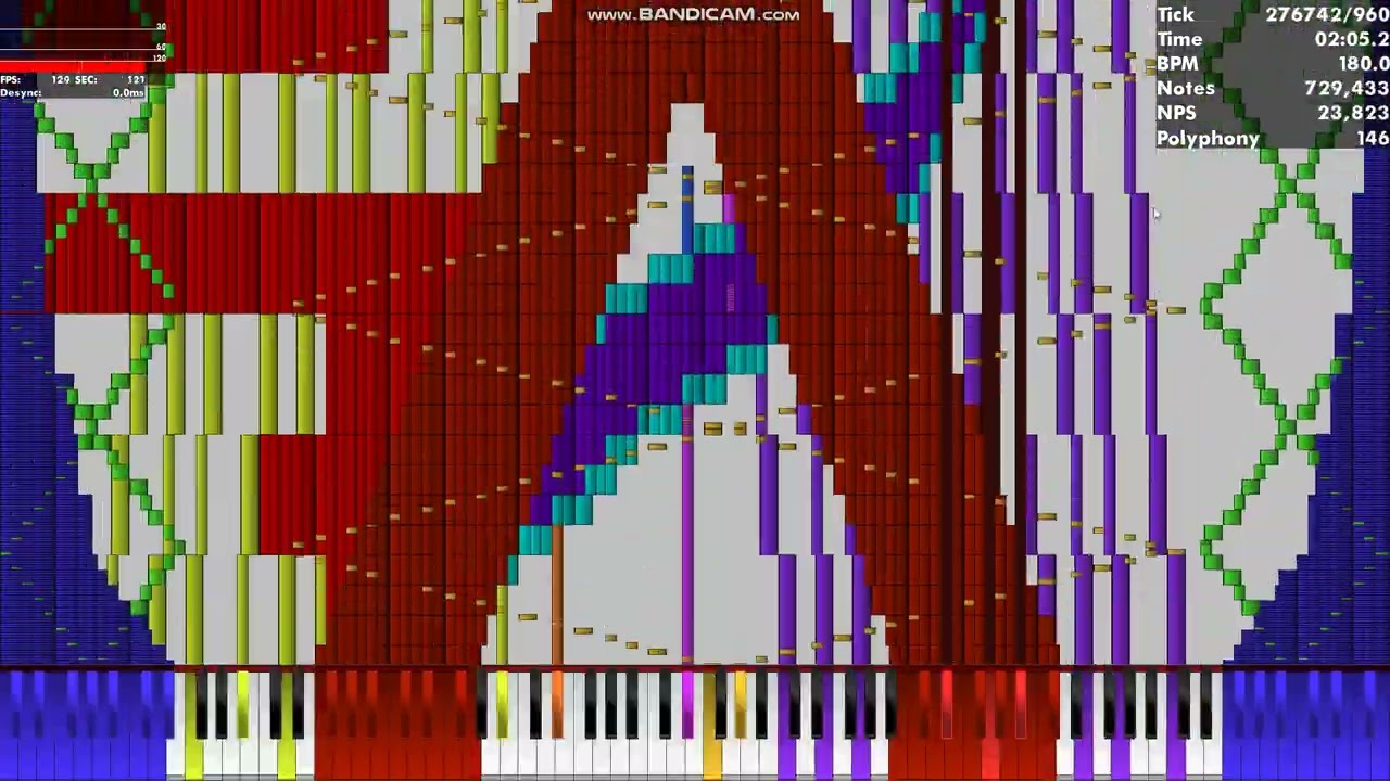 [Black MIDI] Heart and Soul 19.40 Million (UMP Legit Run)