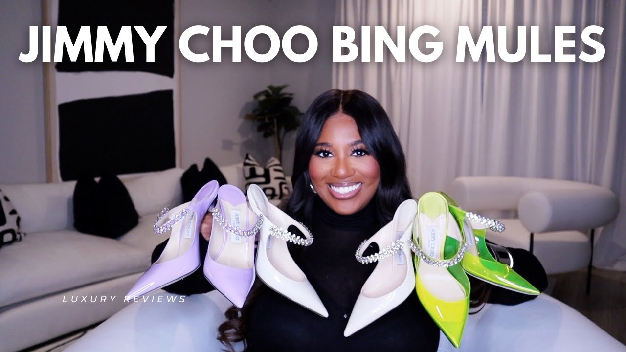 JIMMY CHOO BING MULES REVIEW! COMFORTABLE? WORTH IT? SIZING INFO! POCKETSANDBOWS