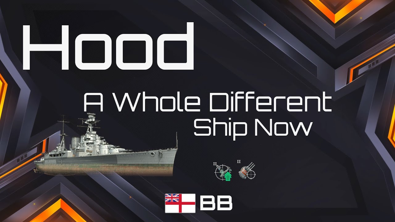 HMS Hood - Like Brand New with APCS - World of Warships Blitz