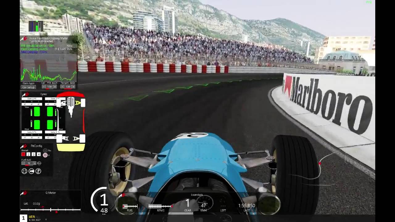 Assetto corsa mantra-ford MS7 1967 practice monaco 1988