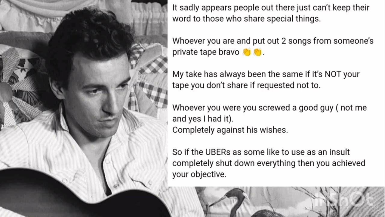 Bruce Springsteen - I'm So Cold (1982 rehearsal UNCIRCULATING)