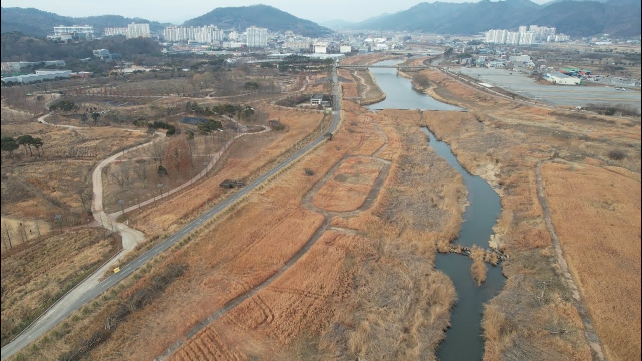 함평군 수변공원#영산강으로 흐르는 서호리.운교리 🎊대동저수지