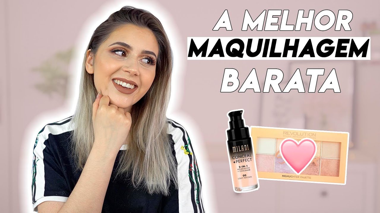 A MELHOR MAQUILHAGEM BARATA! | Joana Gentil