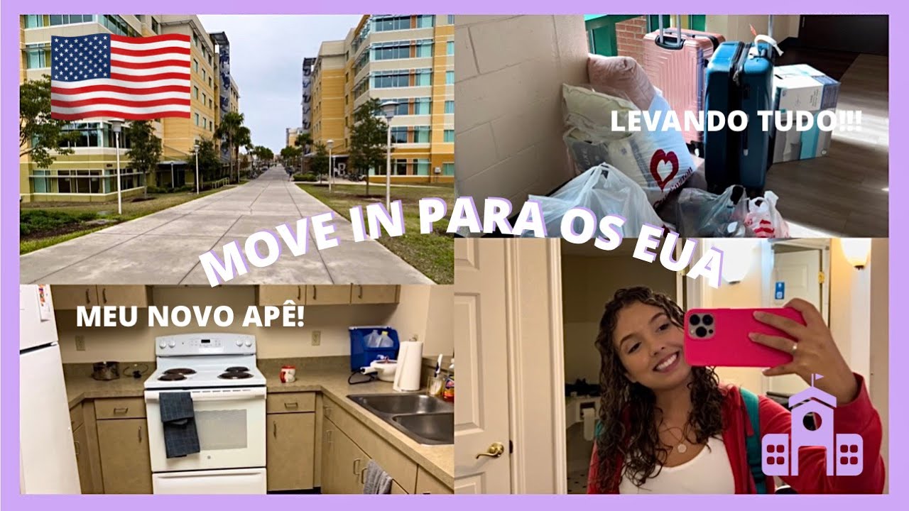 MOVE IN PARA O DORMITÓRIO NOS EUA