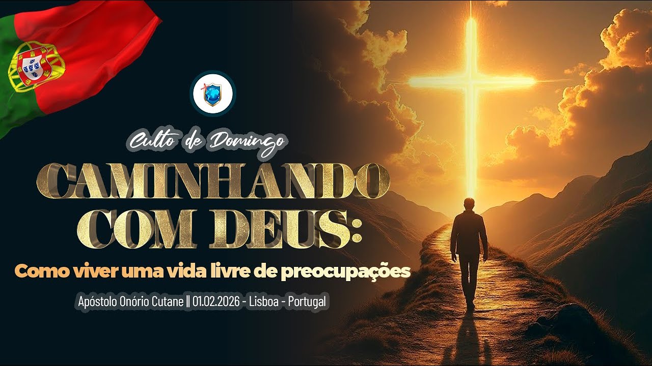 Caminhando com Deus: como viver uma vida livre de preocupações com Apóstolo Onório Cutane