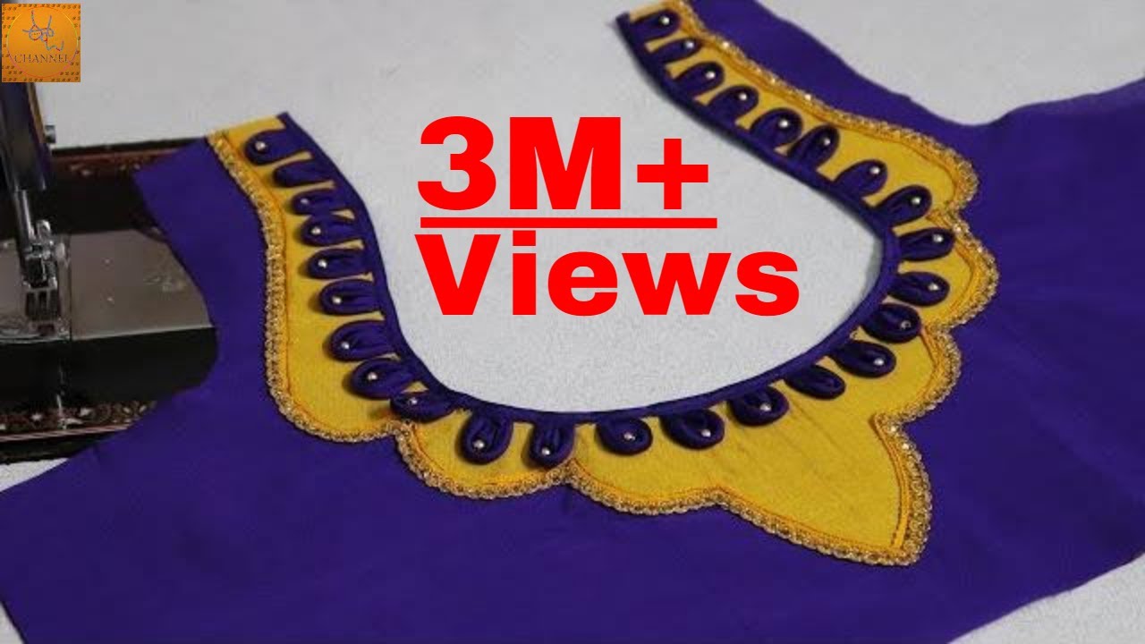Easy Neck Design For Saree Blouse || Blouse Design Hacks || 10 Minutes  Crafts