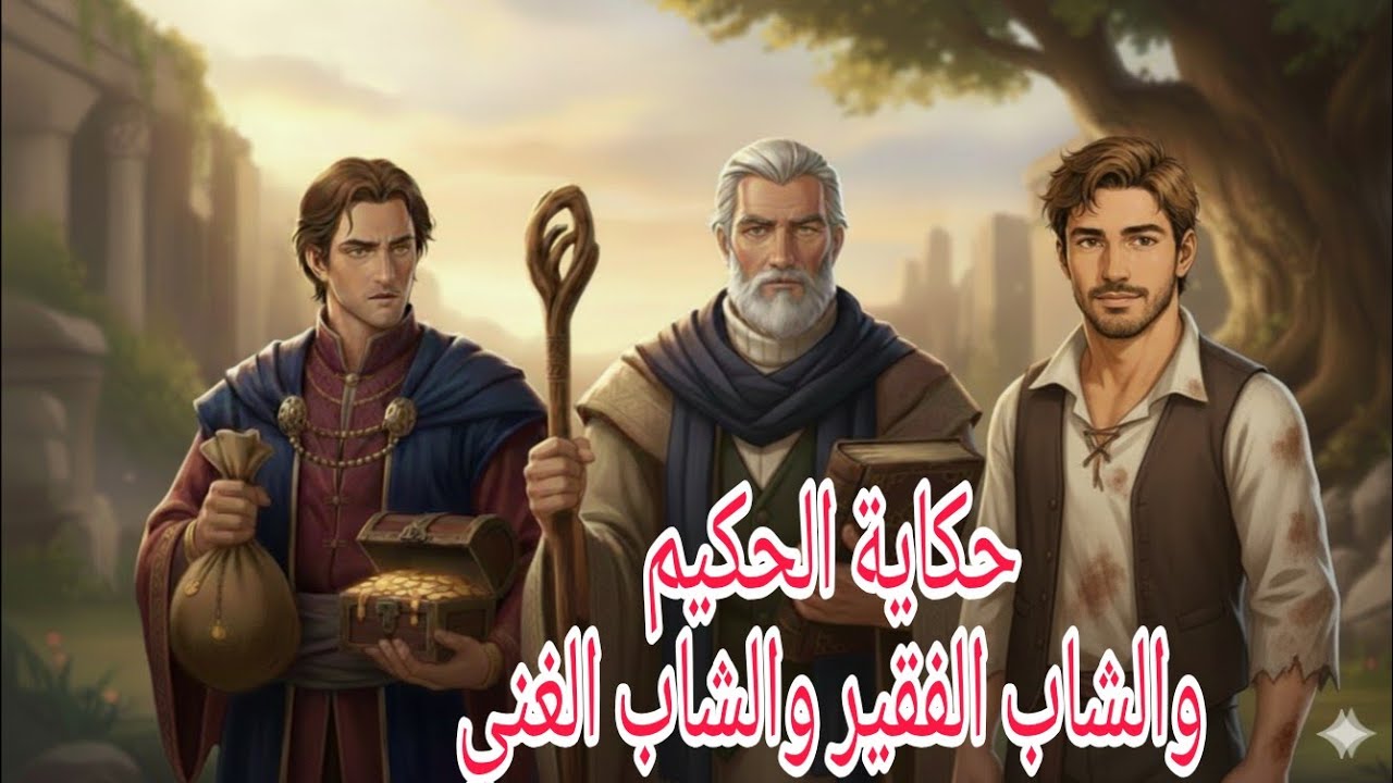 حكاية الحكيم والشاب الفقير والشاب الغني… من سيختار زوجًا لابنته؟#قصص#حكايات_تراثية #العقل_قبل_المال
