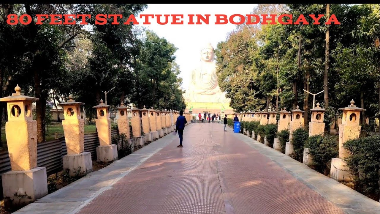80 ft statue in Bodhgaya Bihar #bodhgaya #surjal #bodhgayatourism