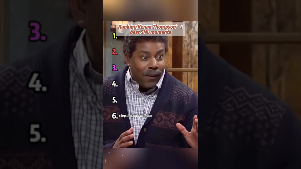 Ranking najlepszych moment&oacute;w Kenana Thompsona w SNL. #KenanThompson#SNL#celebryta#dlaciebie#aktor