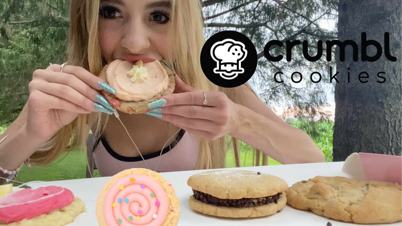 ASMR Trying Crumbl Cookies 🍪