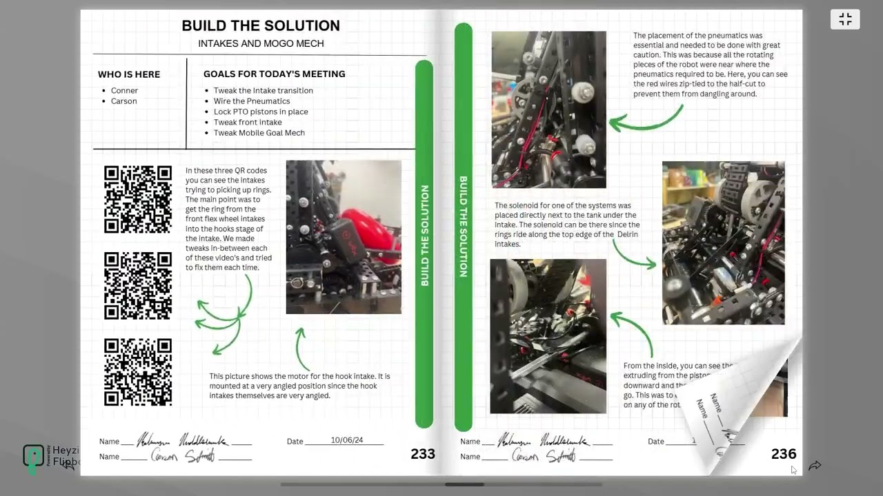 Notebook Explanation Video | 5203G Gremlin | 2025 Worlds Excellence