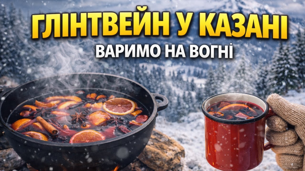 ГЛІНТВЕЙН У КАЗАНІ 🔥 Готуємо на вогні просто неба!