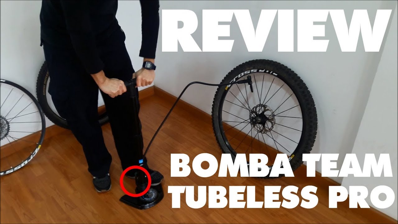 Talonar ruedas con la bomba 2 en 1 Team Tubeless PRO