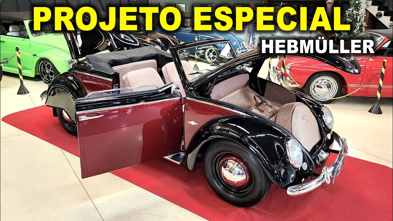 UM FUSCA NORMAL que virou uma peça de MUSEU! Construção do HEBMÜLLER e seus mínimos detalhes! 😱😍