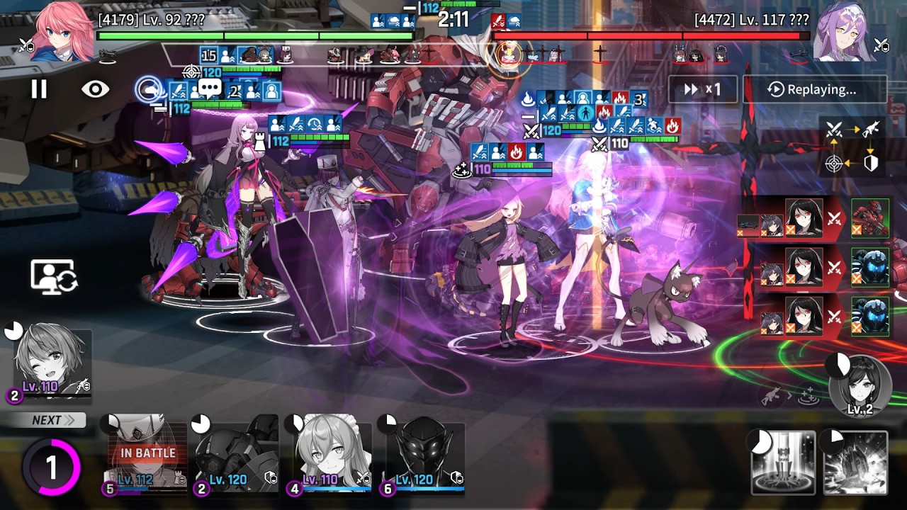 tough match - CounterSide pvp - Japanese voices