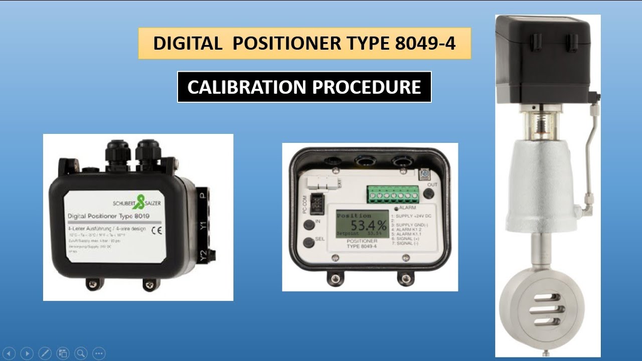 Schubert & Salzer Digital positioner calibration procedure .#sudhirtechnical