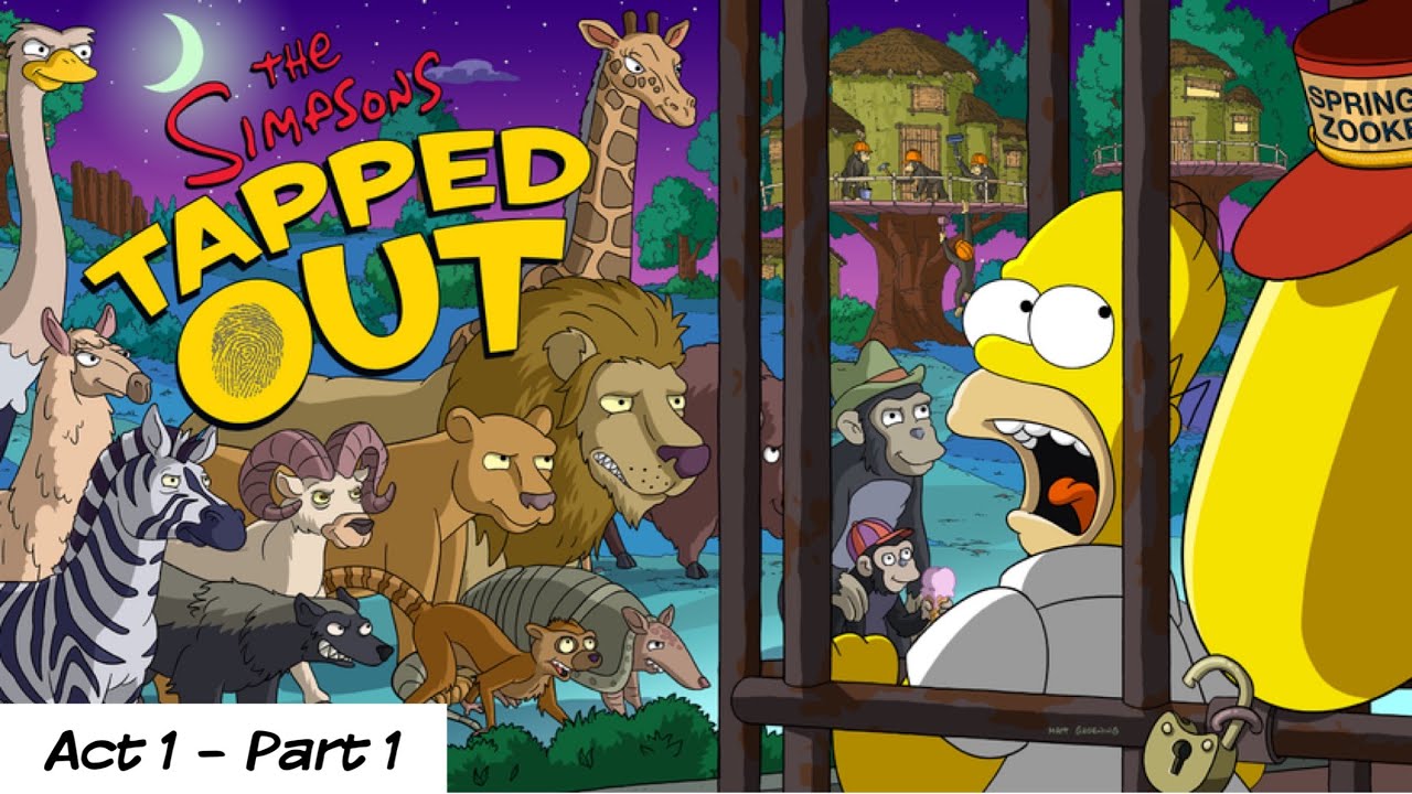 The Simpsons Tapped Out: Springfield Zoo Update (Act 1) Pt.1