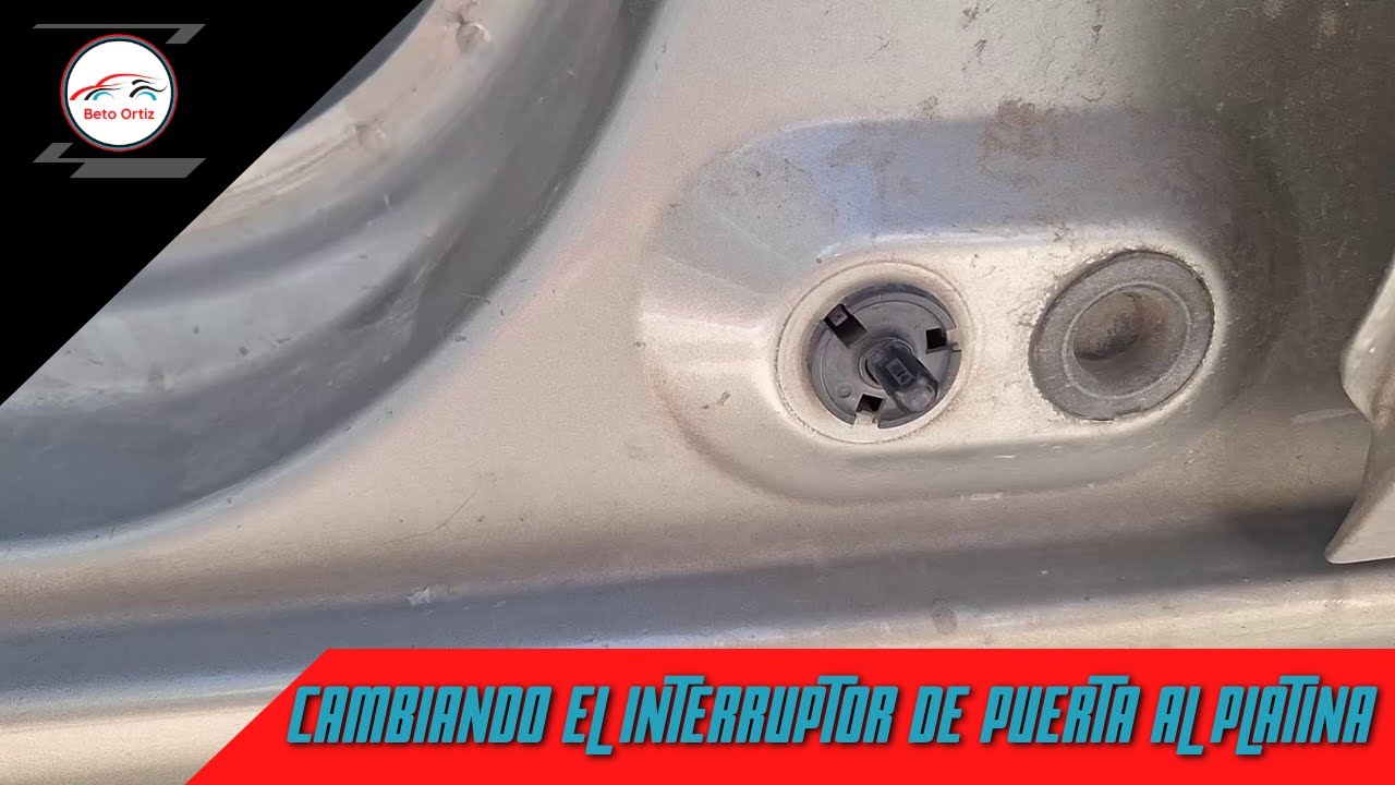 Como cambiar el Interruptor o Switch de la puerta de un platina o clio