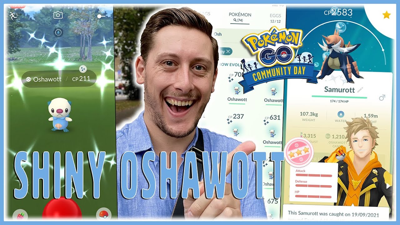 SOMEONE GOT A SHUNDO OSHAWOTT ON SHINY OSHAWOTT COMMUNITY DAY IN POK&Eacute;MON GO!