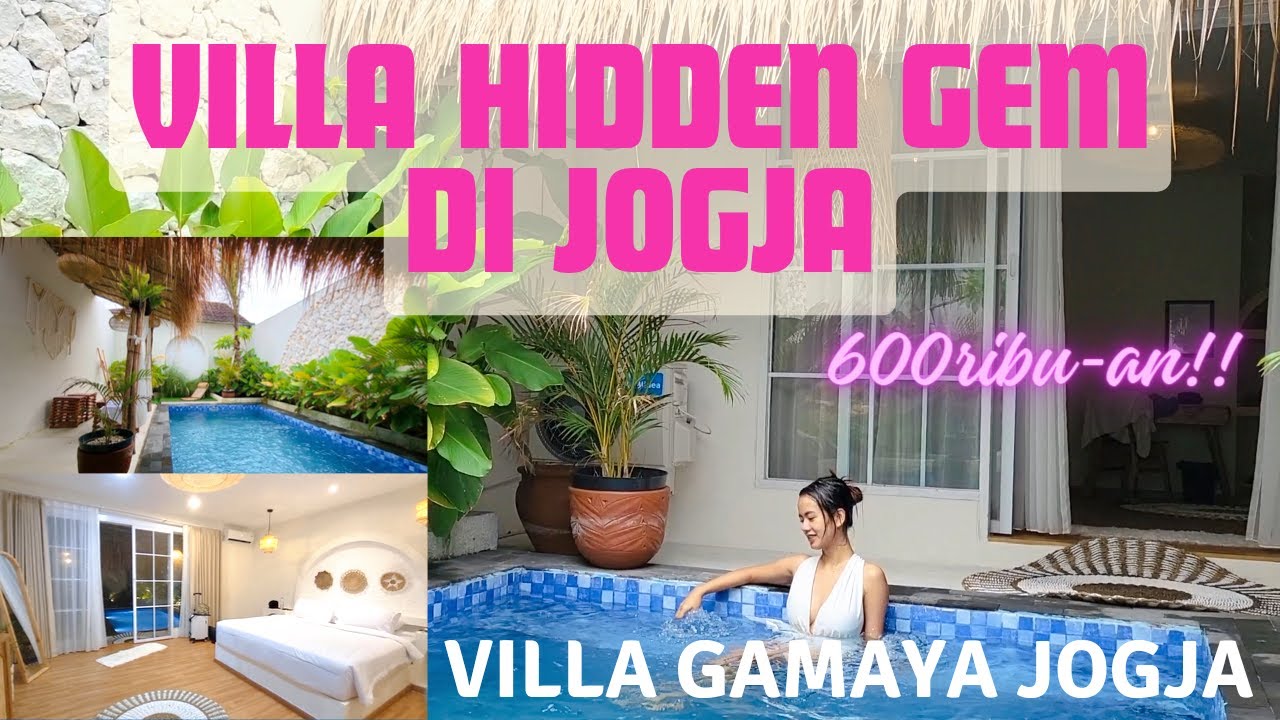 hidden gem villa gamaya / demoska jogja best villa private pool ala bali di yogyakarta | review vila