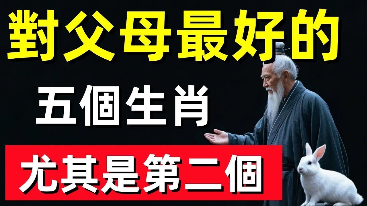 對父母最孝順的五大生肖，尤其是第二名，孝心無人能及！#修行思維 #孝道修行 #福報積累 #禪修智慧
