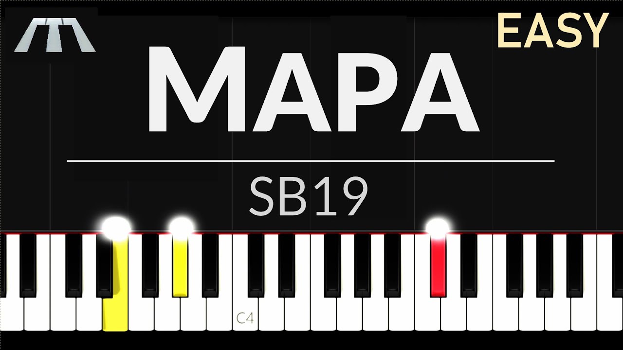 Mapa (SB19, Ben&Ben) - EASY Piano Tutorial