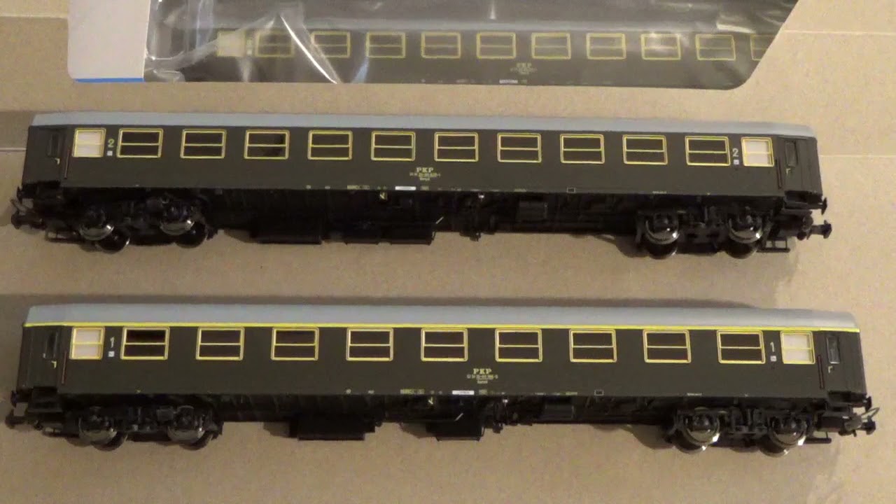 UNBOXING Wagony oliwkowe PKP Piko w duetach 58389, 58390, 58391